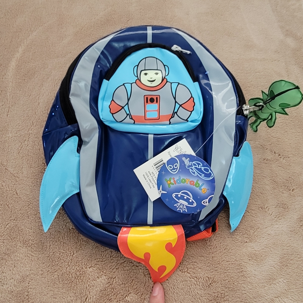 Kidorable Alien Zipper Toy Space Hero Backback